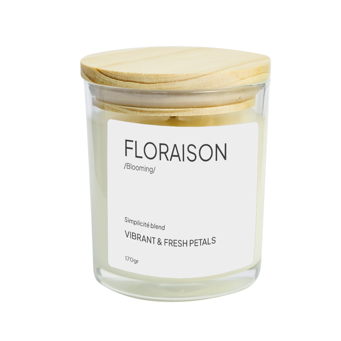 Candle Simplicité blend Floraison 