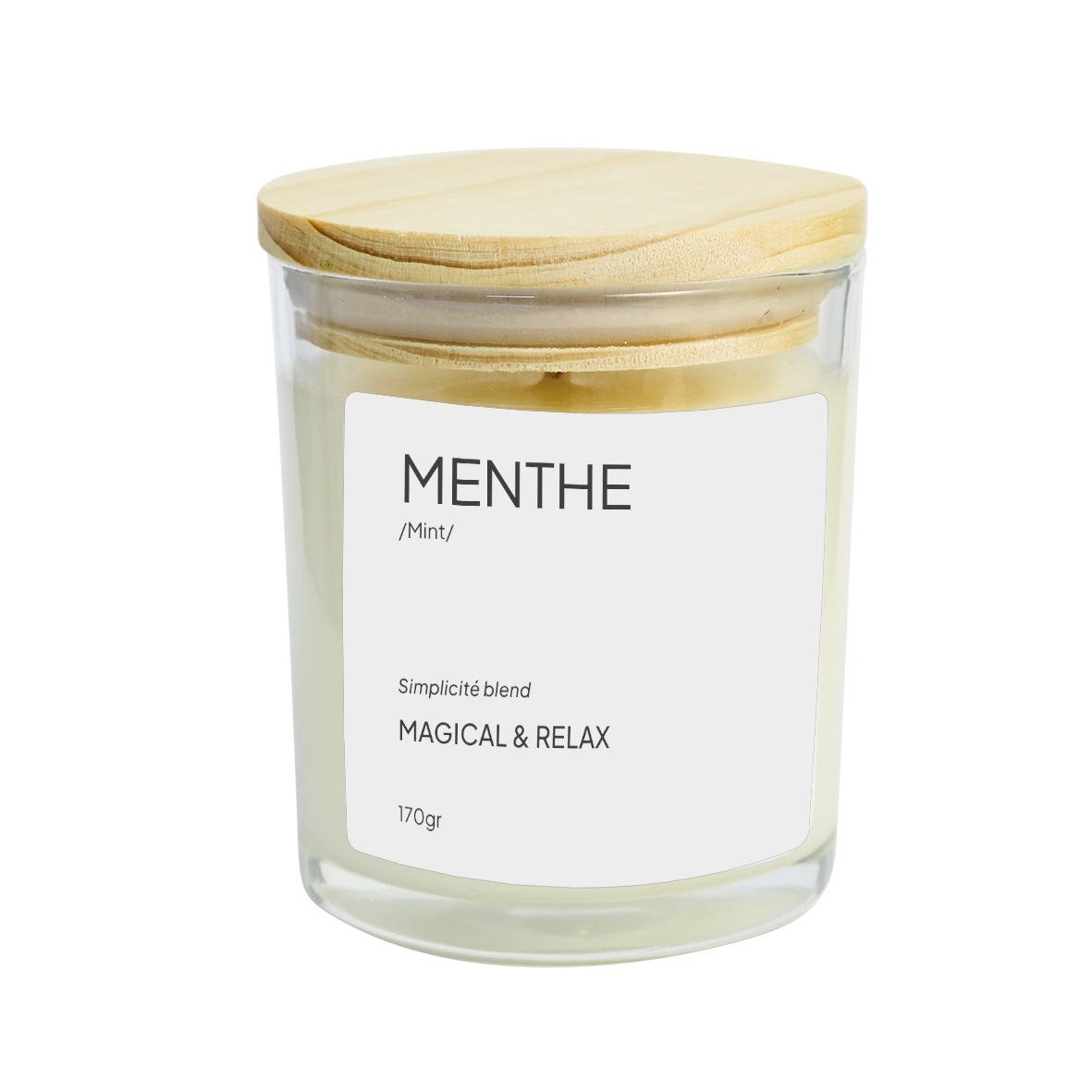 Candle Simplicité blend Menthe 