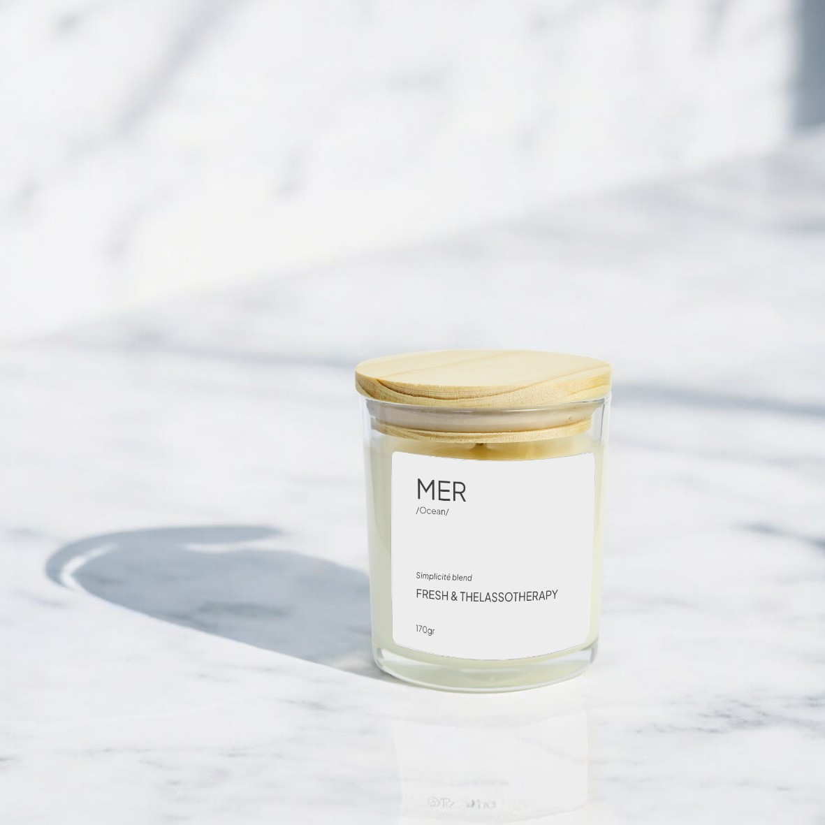 Candle Simplicité blend Mer